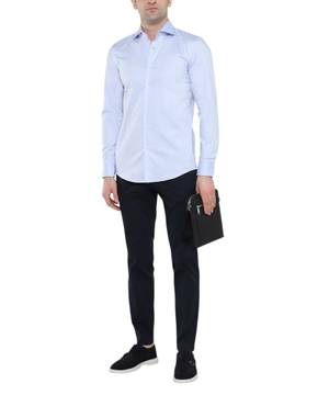 Long sleeve shirt with classic collar