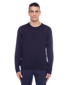 Round neck jumper with long sleeves