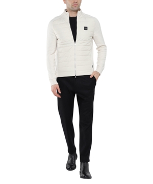 Logo detailed long-sleeve jacket