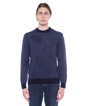 Round neck jumper with long sleeves