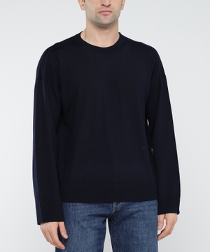 Long-sleeve wool jumper