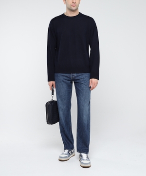 Long-sleeve wool jumper