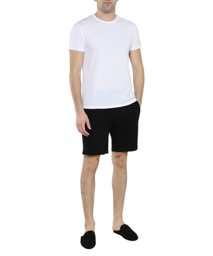 Dairəvi yaxa ilə qısaqol T-shirt