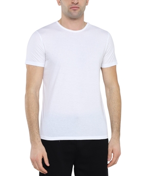 Dairəvi yaxa ilə qısaqol T-shirt
