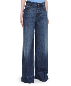 High-waist wide leg jeans