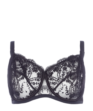 Lace design bra