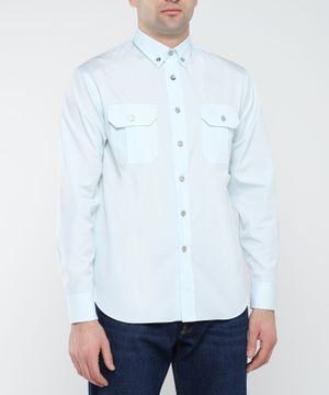 Long sleeve shirt with classic collar