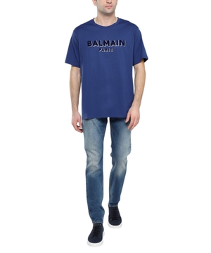 Dairəvi yaxa ilə qısaqol T-shirt