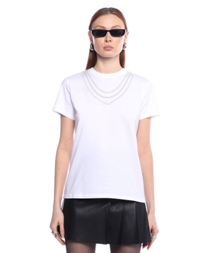 Karl Signature Necklace T-shirt