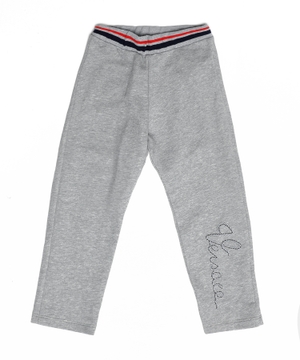 Elastic waist logo jogging pants