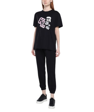 Logo embroidered jogging pants