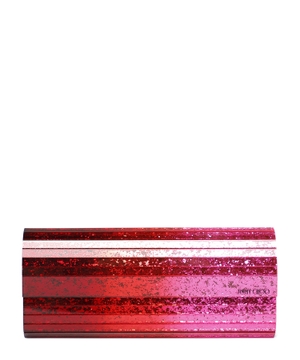 Glitter logo detailed clutch bag