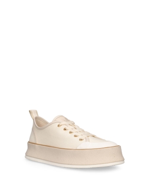 Spring canvas platform sneakers