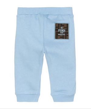 Logo applique jogging pants