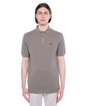 Short sleeve polo with classic collar