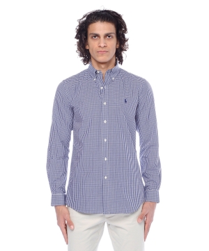 Long sleeve shirt with classic collar