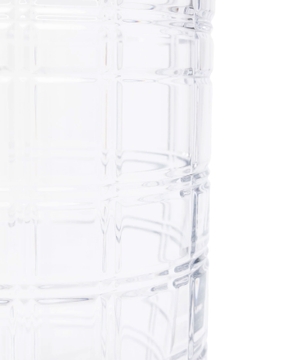 Medium Hudson Plaid glass vase