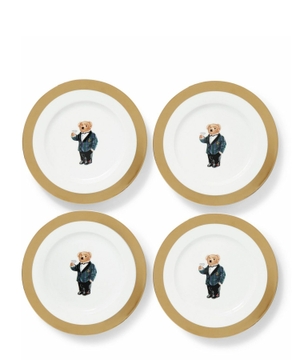 Set of porcelain plates