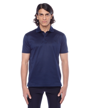 Short sleeve polo with classic collar