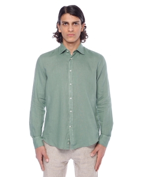 Long sleeve shirt with classic collar