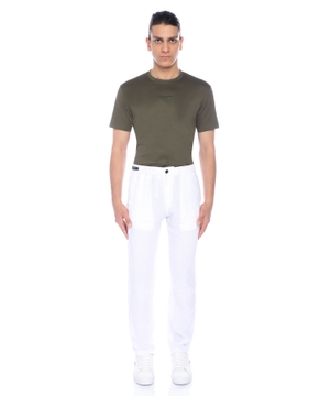 Elastic waist trousers