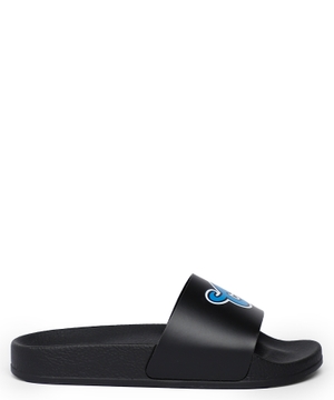 Rubber sandals with logo detail