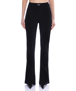 Loqo printli klyoş legins