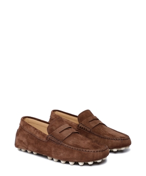 Gommino suede loafers