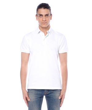 Short sleeve polo with classic collar