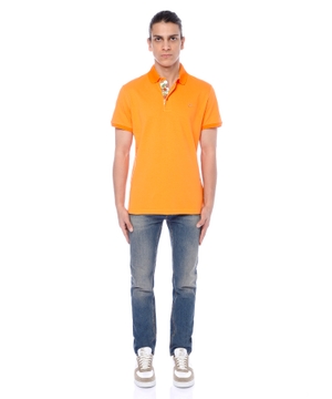 Short sleeve polo with classic collar