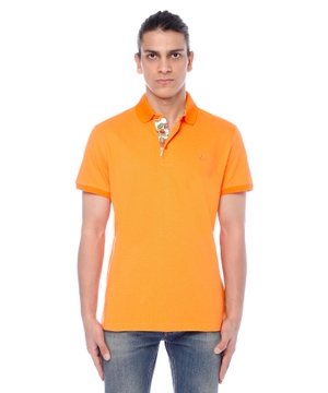 Short sleeve polo with classic collar