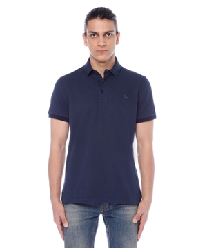 Short sleeve polo with classic collar