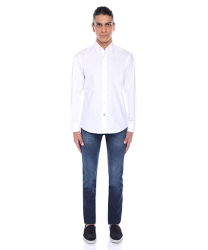 Long sleeve shirt with classic collar