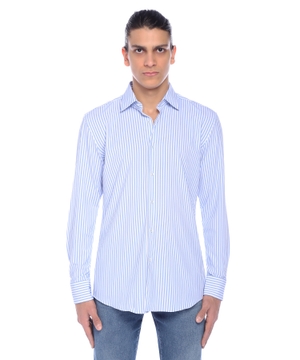 Long sleeve shirt with classic collar