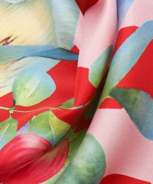 Silk print scarf