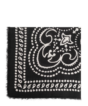Silk print scarf