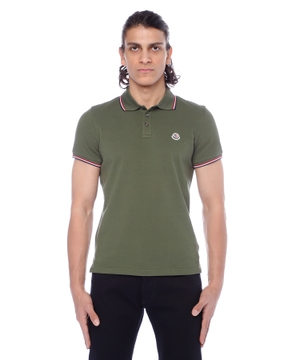 Short sleeve polo with classic collar