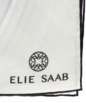 Printed silk scarf