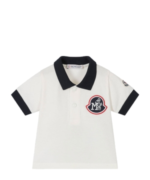 Polo with embroidered logo