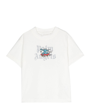 Loqo printli pambıq T-shirt