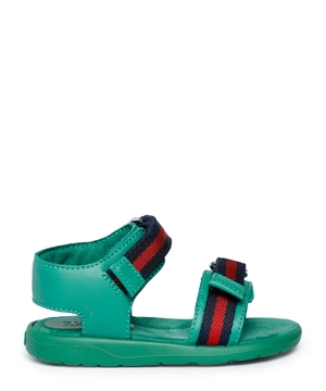Striped sandals