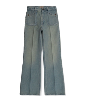 High-waist jeans