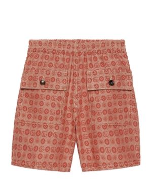 Geometric pattern shorts