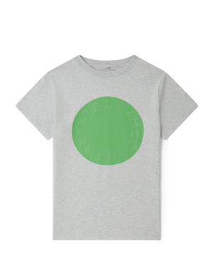 Loqo printli qısaqol T-shirt