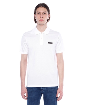 Short sleeve polo with classic collar