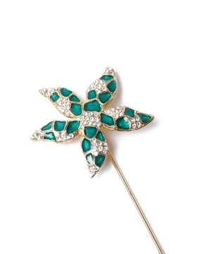 Malachite earring