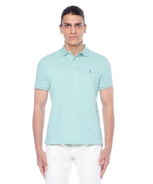 Short sleeve polo with classic collar