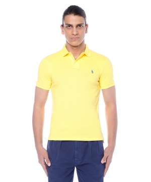 Short sleeve polo with classic collar