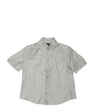 Logo printed jacquard shirt