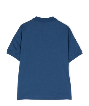 Short sleeve polo with logo